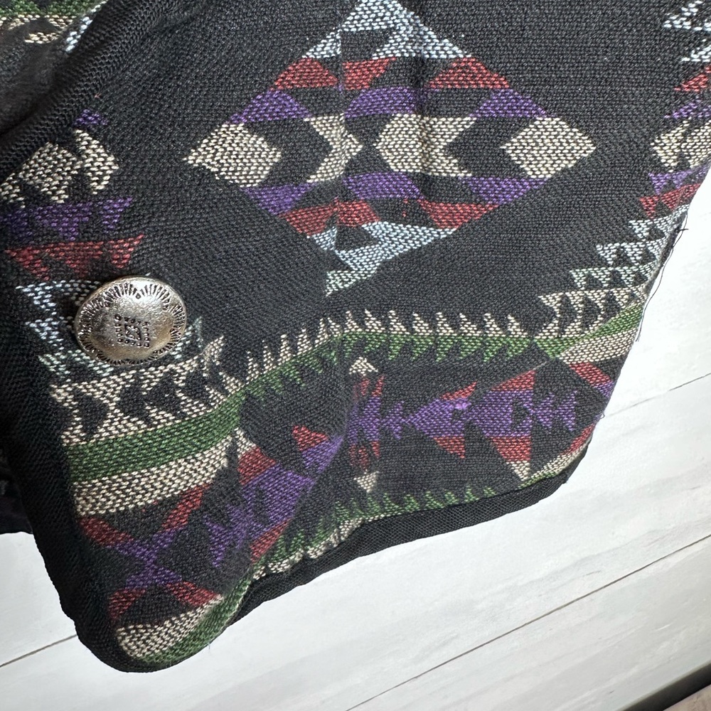Vintage Southwest Canyon Cropped Vest Jewel Tone Tribal
Aztec Western - Size M - Picture 3 of 8